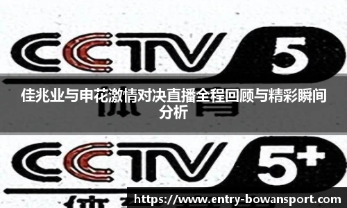 佳兆业与申花激情对决直播全程回顾与精彩瞬间分析