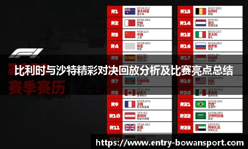 比利时与沙特精彩对决回放分析及比赛亮点总结